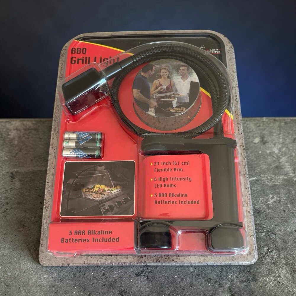 New Mr BBQ Grill Light Barbecue At Night Heavy Duty Brand New In Pack Gift